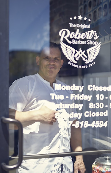 Robert's Barber Shop public website photograph